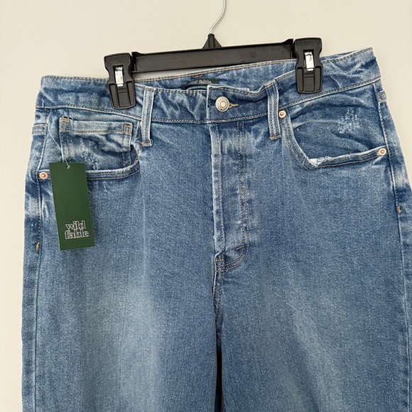 Target Wild Fable Super High Rise Straight Jeans NWT - Picture 4 of 7